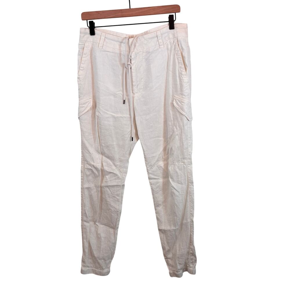 James Perse Women's White Cargo Pants Size 30 - Picture 2 of 4